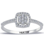 Verlovingsring 0.19ct briljanten