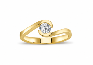 Geelgoud ring